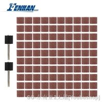 ♘✌❍ Drum Sanding Kit 1/2 Inch 100 Grit Sanding Disc with 12.7mm Sanding Mandrels for Dremel Rotary Tools Sanding Bands Set 102pcs