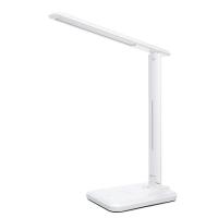 Led Desk Lamp Touch Three-Speed Dimming QI Wireless Phone Charger 10W 28LED USB Table Desk Lamp Eye Protection Reading Light