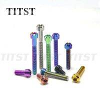 สกรูหกเหลี่ยมสำหรับโครงยึดหัว Torx M4 * 8-40มม. สลักเกลียวโลหะผสมไทเทเนียม TITST สำหรับอะไหล่จักรยาน