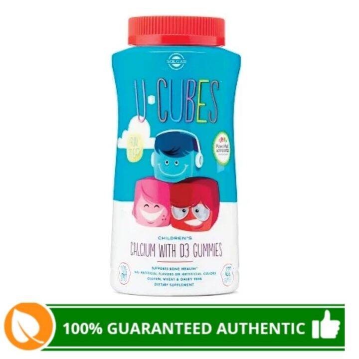 Solgar UCubes Children's Calcium with Vitamin D3 Gummies Lazada PH