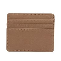 กระเป๋าใส่บัตรเครดิตสำหรับผู้ชาย RFID Blocking Protected PU Leather Slim Money Wallets Case