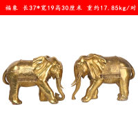 100% High-quality Yang Tongji [Sailong Bronze] ทองแดงบริสุทธิ์ช้าง Bare ช้างเครื่องตกแต่งงานฝีมือพระพุทธรูปทิเบต