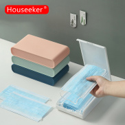 Houseeker Portable Mask Storage Box Disinfection Mask Holder Organizer