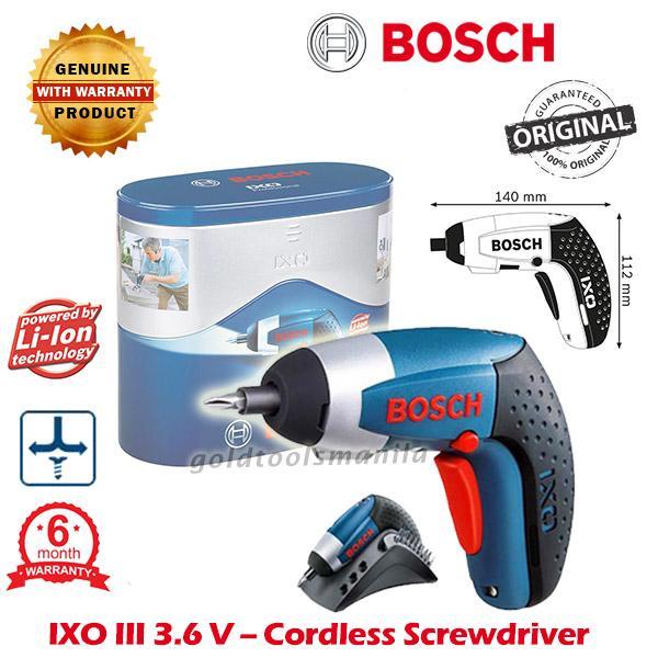 New Cordless Screwdriver Bosch IXO III Professional Tool