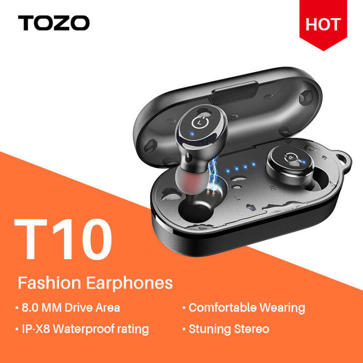 Tozo T10 Bluetooth Wireless Earbuds With Deep Bass True Wireless Stereo Headphones Premium Sound