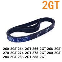 ┇□卍 2MGT 2M 2GT Synchronous Timing Belt Pitch length 260 264 266 268 270 274 278 280 284 286 288mm width 6mm Rubber Closed