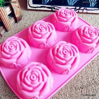 【Ready Stock】 ☂ C14 Silicon Rose Candles Soap Mold Cake Chocolate Candy Mould