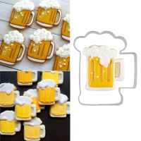German Oktoberfest Beer Cookie Cutter Fathers Day Biscuit Fondant Sandwich Bread Mold Stainless Steel Cookie Run 2022 New Bread Cake  Cookie Accessor