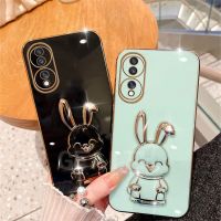 เคสมือถือ Huawei HONOR 90 70 Lite 5G 2023ใหม่เคสนิ่มกันกระแทกพร้อม Honor90ดึงกระต่ายฝาครอบป้องกันอุปกรณ์ยึดกล้อง