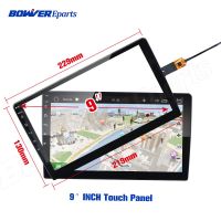 New  2.5D Touch Screen Glass  Digitizer Sensor Replacement  For Android 7 9 10 inch 2 DIN Car Radio GPS Multimedia Player Projector Screens