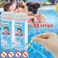 50 PCs 3 in 1 Swimming Pool Spa Water Quality Dip Test Strips Residual Chlorine Ph Value Alkalinity Hardness Test Papers Inspection Tools