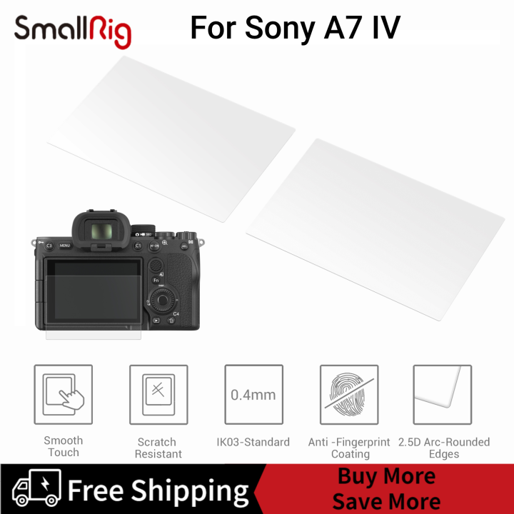 SmallRig Camera Screen Protector for Sony A6700 / A7IV / ZVE1 3750
