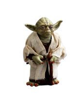 q เวอร์ชั่นของ Star Wars ฟิกเกอร์ Yoda Master Hand-Hands Real Clothes เคลื่อนย้ายได้ตุ๊กตาตุ๊กตาของเล่นฟิกเกอร์