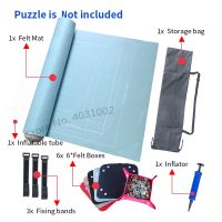 【YF】 Puzzles Mat Jigsaw Roll Felt Play mat Blanket For 1000 2000 3000 Pieces Puzzle Accessories Portable Travel Storage bag