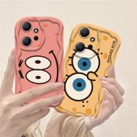 เคส Hp Redmi 12 12C A2โน๊ต12 Pro Redmi10 9 10C 9A Note10 Note11 Note8 Note9s POCO X5 X3 NFC A1 Pro X3 GT น่ารัก3D การ์ตูน Spongebob นุ่มขอบคลื่น TPU เคสครอบโทรศัพท์ ICasing