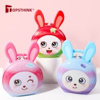 [COD] rabbit piggy bank student cartoon radish obedient with key chain home decoration ornaments