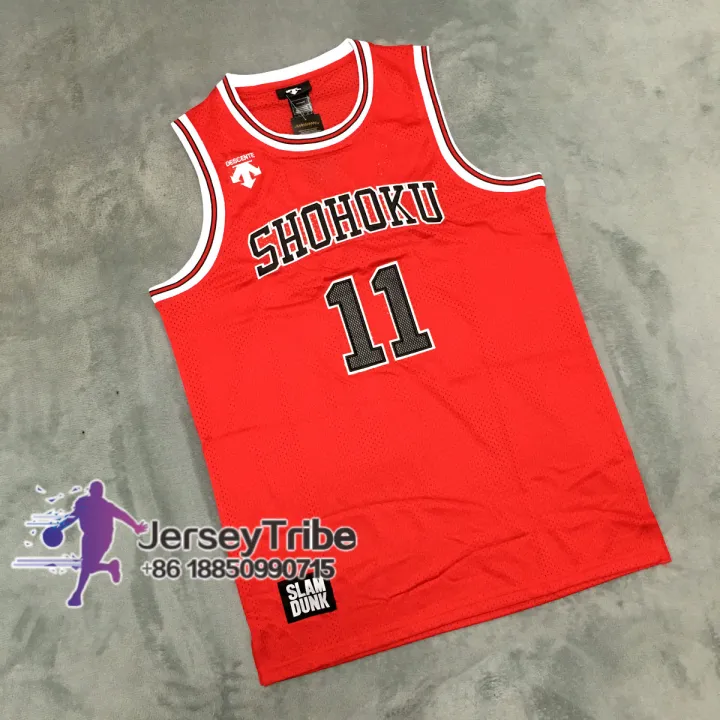 Original Slam Dunk Basketball Men's Jersey Shohoku High School 11