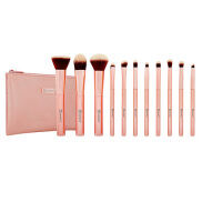 HCMBộ Cọ Trang Điểm BH COSMETICS 11 Cây Metal Rose 11 Piece Brush Set With