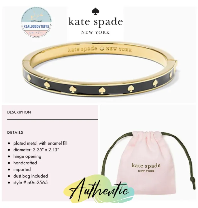 Authentic Kate Spade Bangle , Non tarnish, Legit, Imported, Bracelet,  Fashion, from USA | Lazada PH