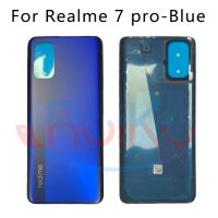 กรอบกลางดั้งเดิมอะไหล่สำหรับ OPPO Realme 7 Pro เคสโทรศัพท์มือถือตัวเครื่องแบตเตอรี่ด้านหลัง6.4 "สำหรับ Realme 7 Pro RMX2170