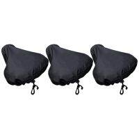 【LZ】♣◊☋  Bicicleta Seat Covers Outdoor Almofada Saddle Oxford Pano Bike Suprimentos Acessórios 3 Pcs