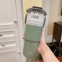 Tyeso Tumbler ถ้วย600Ml750Ml900Ml 304แก้วกาแฟสแตนเลสฉนวนกันความร้อนถ้วยฟางกาต้มน้ำสูญญากาศเย็นถ้วยน้ำแข็ง10079339