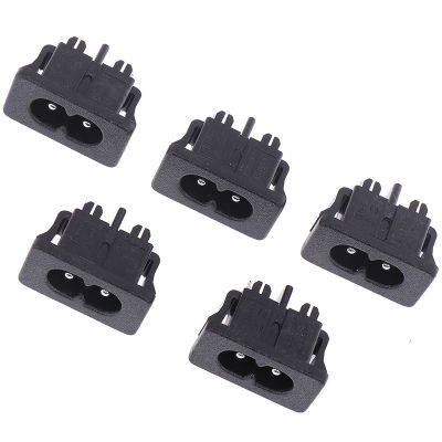 ✈️Ready Stock✈ 5pcs ใหม่ AC250V 5A 2Pin ซ็อกเก็ตไฟ AC MOUNT FEMALE SOCKET