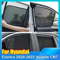 ม่านหมวกกันแดดกันยูวีสำหรับ Hyundai Elantra 2020 2021 2022 Avante กระจกบังแดดรถยนต์ CN7ตาข่าย