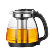 Premium Teapot with Infuser Fashion Tea Kettle Loose Leaf Tea Maker 1.35L 2.0L Glass Leaf Tea Kettle NOT Stovetop Safe