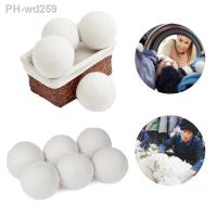 10PCS Wool Dryer Balls Reusable Natural Organic Laundry Fabric Softener Ball Premium Washing Machine Laundry Clean Ball Dropship