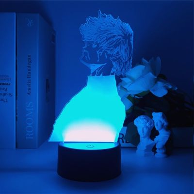 Anime Lamp 3D light LED anime jjujutsu kaisenn Nightlights figurine Lighting for cartoon comics light home decor lamp gift