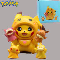 Pokemon Mini-Q Pikachu ถุงมือเต้นรำ Slowpoke เป็ด Ihimovic น่ารัก Kawaii อินเทรนด์รูป CollectorS Edition ของเล่นของขวัญ