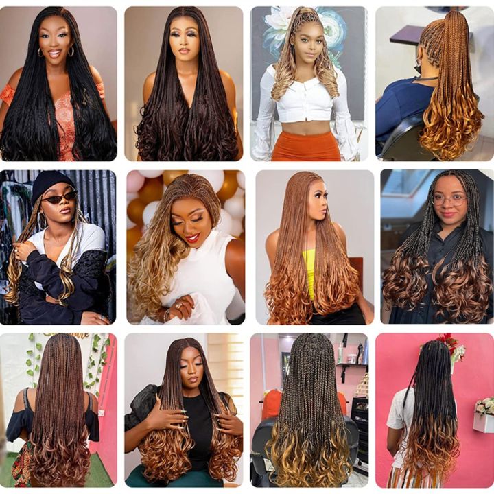 pre-stretched-french-curl-braiding-hair-extneiosn-loose-wave-crochet-braids-ombre-heat-resistant-bulk-hair-for-black-women