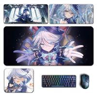 Furina Focalors Mouse Pad Genshin Impact Large Xxl Mousepad Computer Keyboard Padding Anime Gaming Genshin  Accessories Desk Mat