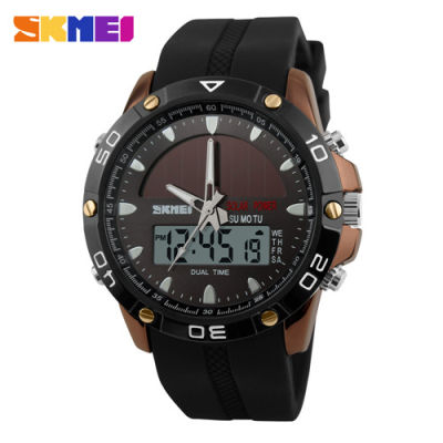 SKMEI Fashion Sport Mens Watch Luxury Dual Display Waterproof Military Chrono Alarm Clock Quartz Wristwatches Relogio Masculino