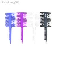 Barber Tool Artifact Double-Sided Coloring Highlighting Comb Wide Tooth Zone Dyeing Comb Fish Bone Hair Brush Salon Accessaries