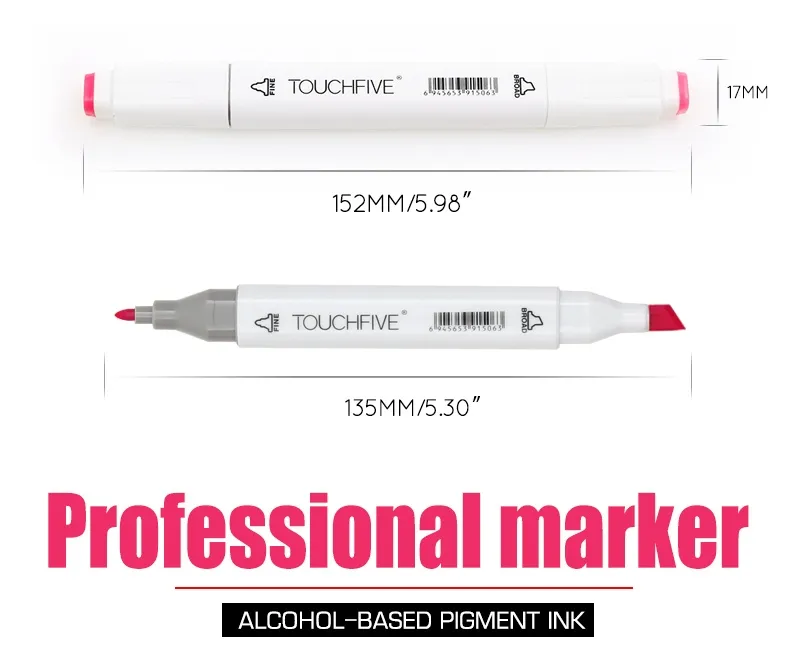 12/48/80/120/168 Color Colorful Touch Double headed Pens For - Temu