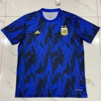 Top-quality 2022 Argentina Training Clothes Blue Jersey Fans Version Top quality AAA Football Jersey Men Soccer Shirts S-2XL