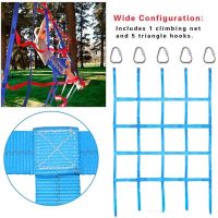 Kids Climbing Cargo Net Polyester Outdoor Rope Ladder Climbing Hanging Tree Swing for Child Outdoor Swing Climbing Accessories Vacuum Cleaners Accesso