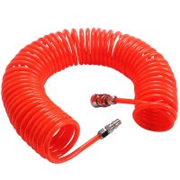 Spring Pipe 3M 6M 9M 12M 15M OD 8mm x ID 5mm Flexible PU Recoil Hose Tube for Compressor Air Tool Collocation Fittings