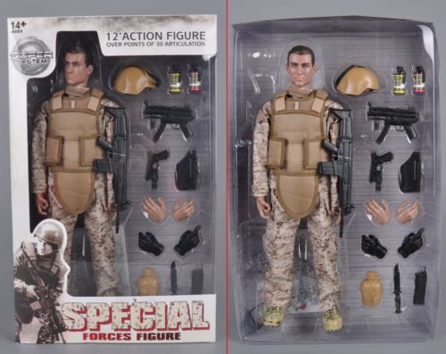 1/6 Army Police Soldier NB02A 12" Action Figure War Game Toy Set 