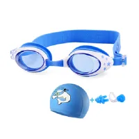 New Children Swimming goggles Anti-Fog kids dolphin swim cap set eyewear cartoon Crab water goggles arena Swimming glasses Goggles