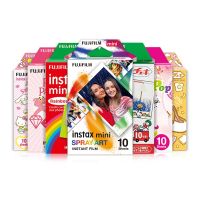 Fujifilm Instax Mini Film 10 Sheets Exposures Papers Color Design for Fuji Instax Mini Instant Film Camera 11/40/9/8/7/70/90/25