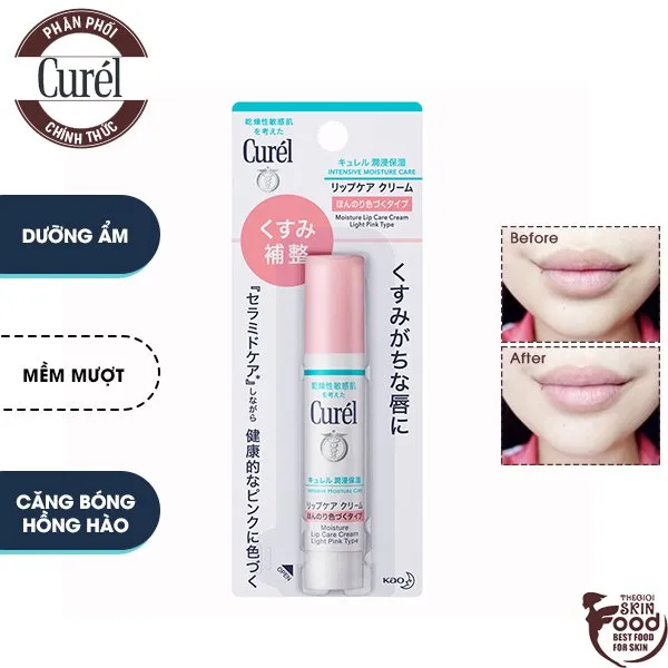 Son Dưỡng Ẩm Chuyên Sâu Có Màu Curél Intensive Moisture Care Moisture
