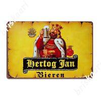 Hertog Jan Dubbel Retro Metal Plate Wall Mural Garage Club Decoration Holland Beer Metal Posters Metal Signs Netherlands  Power Points  Switches Saver