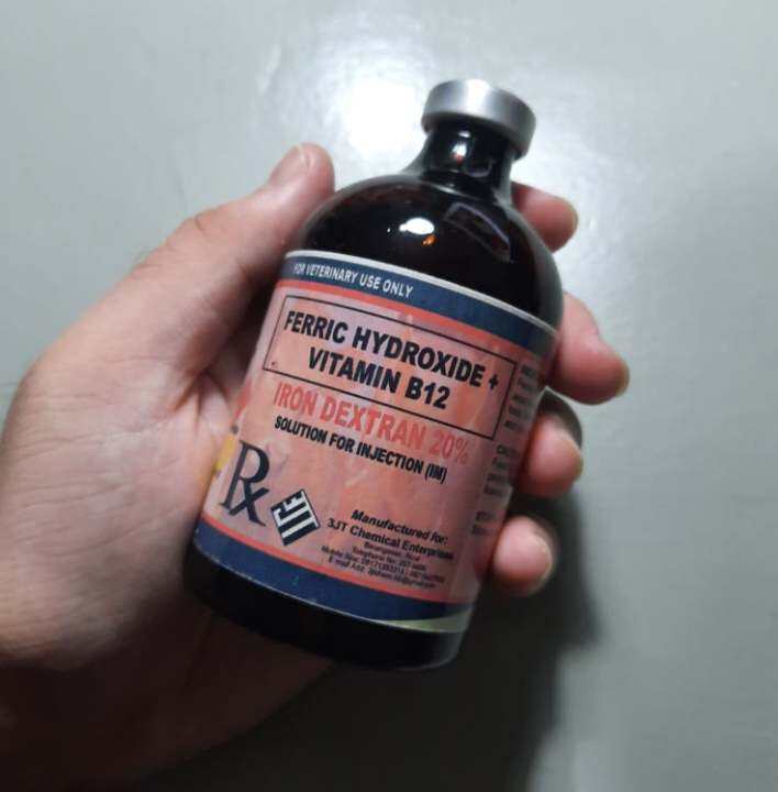 Ferric Hydroxide + Vitamin B12 Iron Dextran 20 Solution 100 mL for