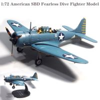 โมเดล1:72 N SBD Fearless Dive Fearless Dighter โลหะผสมโมเดล Jadi Koleksi ของที่ระลึก