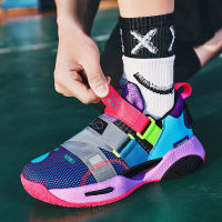 New Designer Mens Basketball Shoes Colorful Unisex Street Culture Sport Shoes Professional Basketball Sneakers Men basket homme