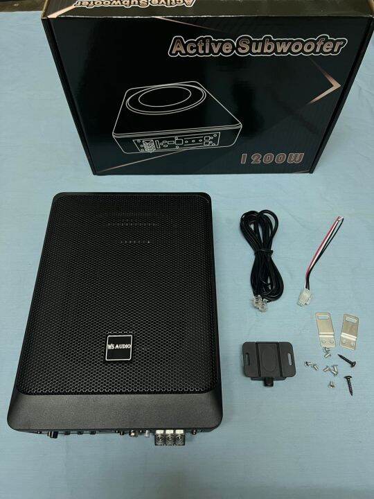 WS AUDIO 6X9 BEYOND THIN Car UnderSeat Super Slim Active Subwoofer Built In Amplifier Speaker