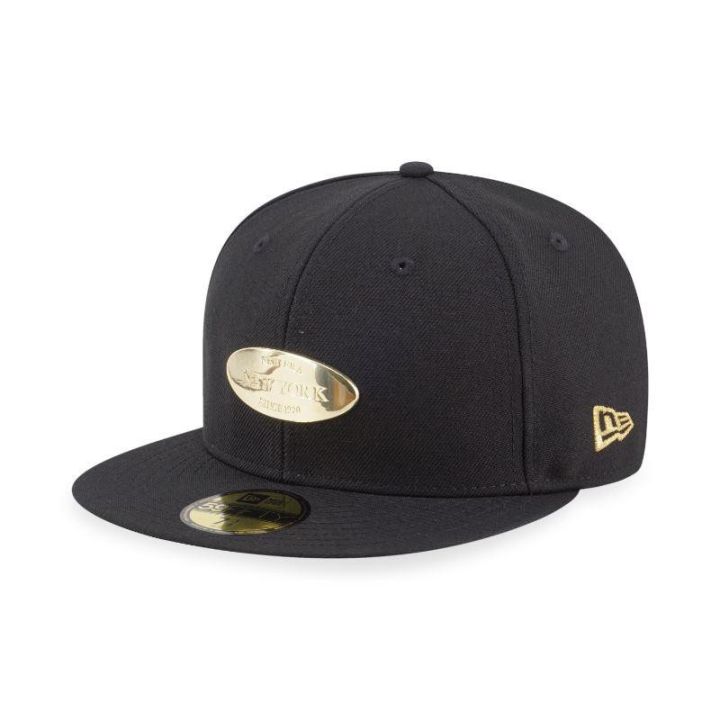 New Era 59FIFTY Metal Plate Black Fitted Cap | Lazada PH